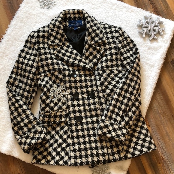 mackintosh New England Jackets & Blazers - [Mackintosh of New England]❄️ houndstooth pea coat